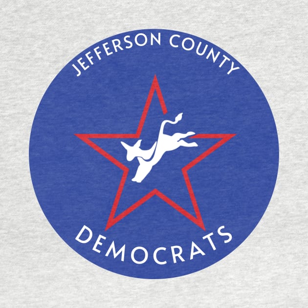 Blue Jefferson County Democrats Logo by Jefferson County WV Democrats